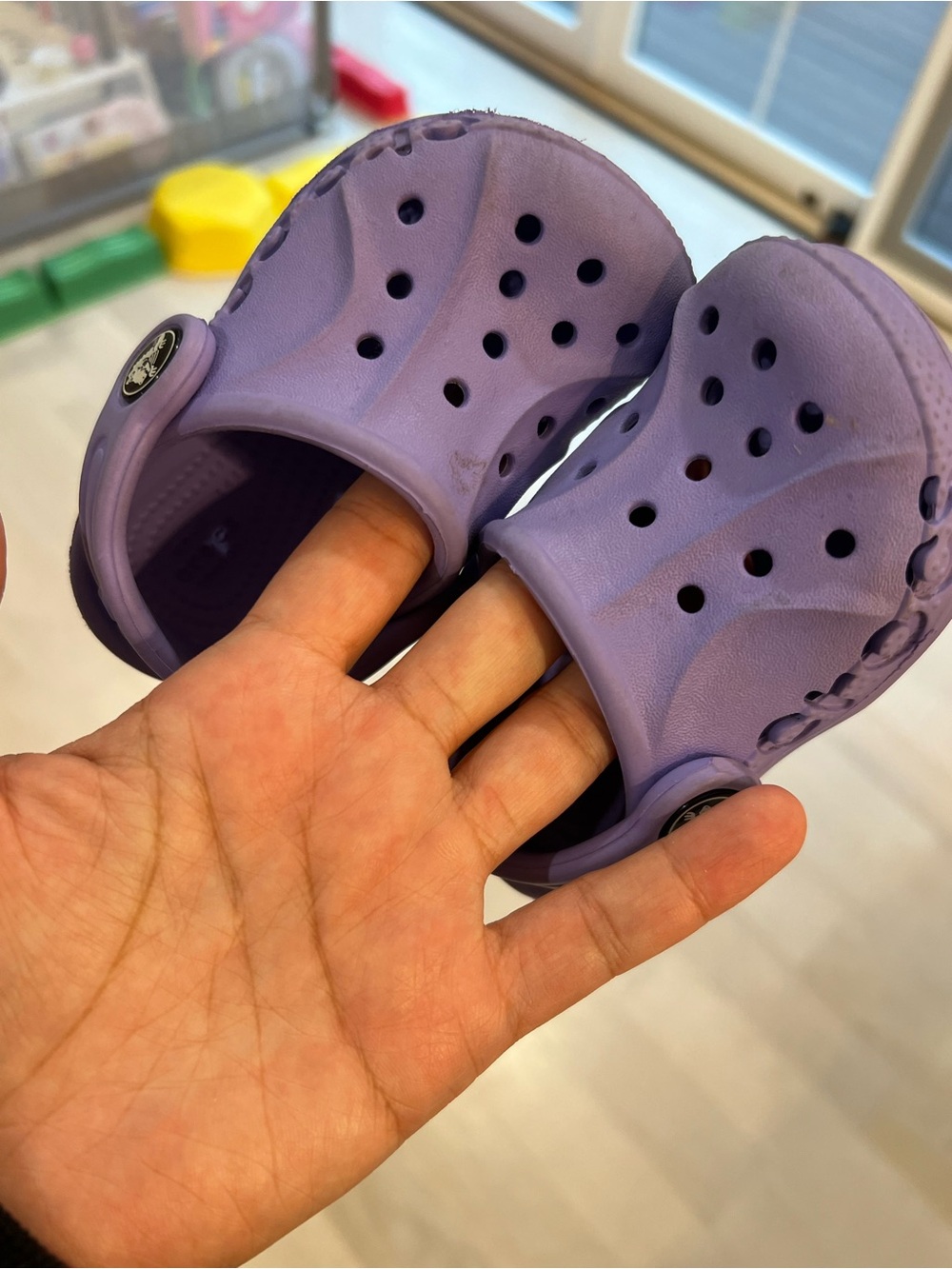 CROCS Kids Lavender Slip-On Clog Sandals